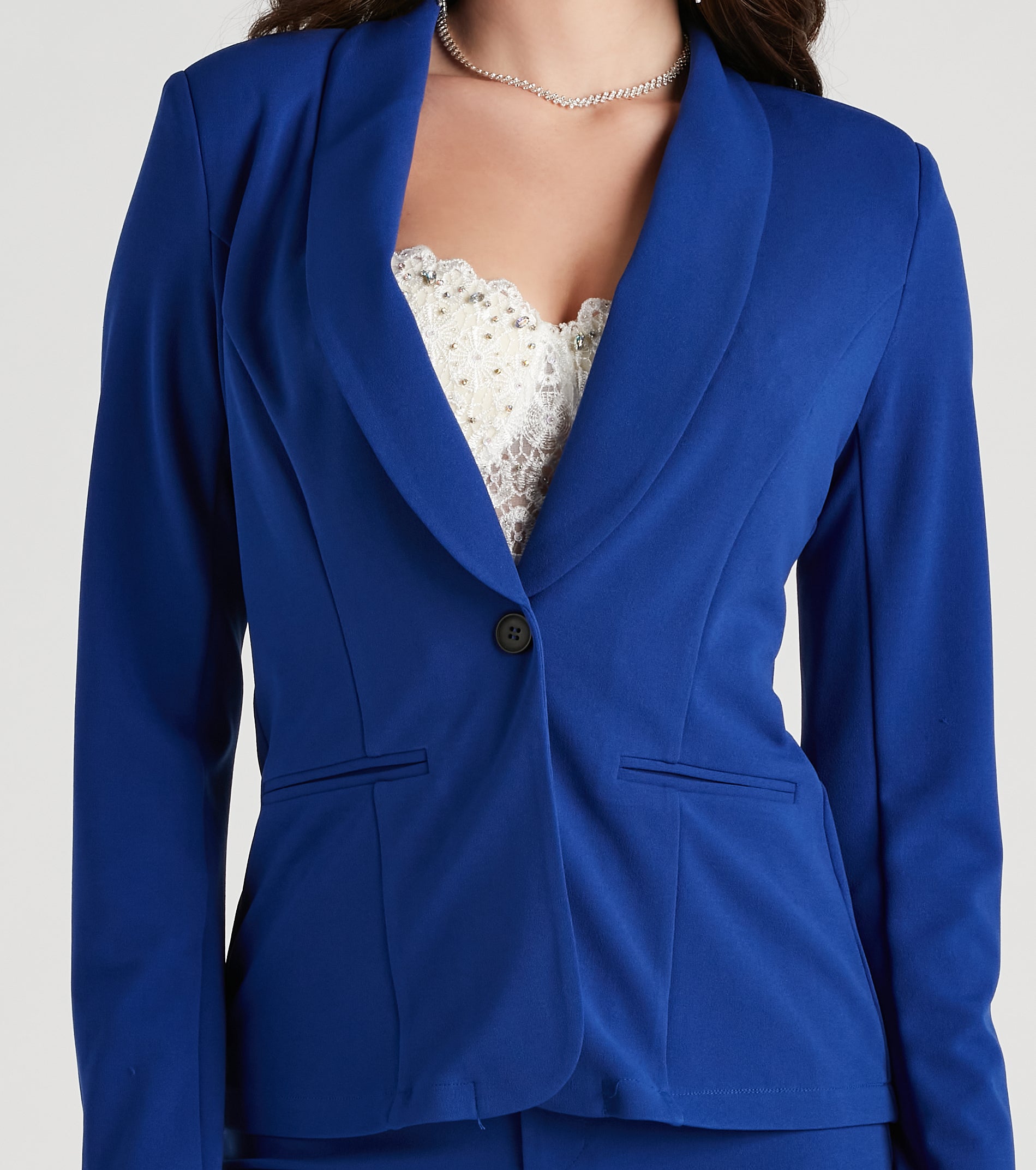 Right Moves Crepe Blazer