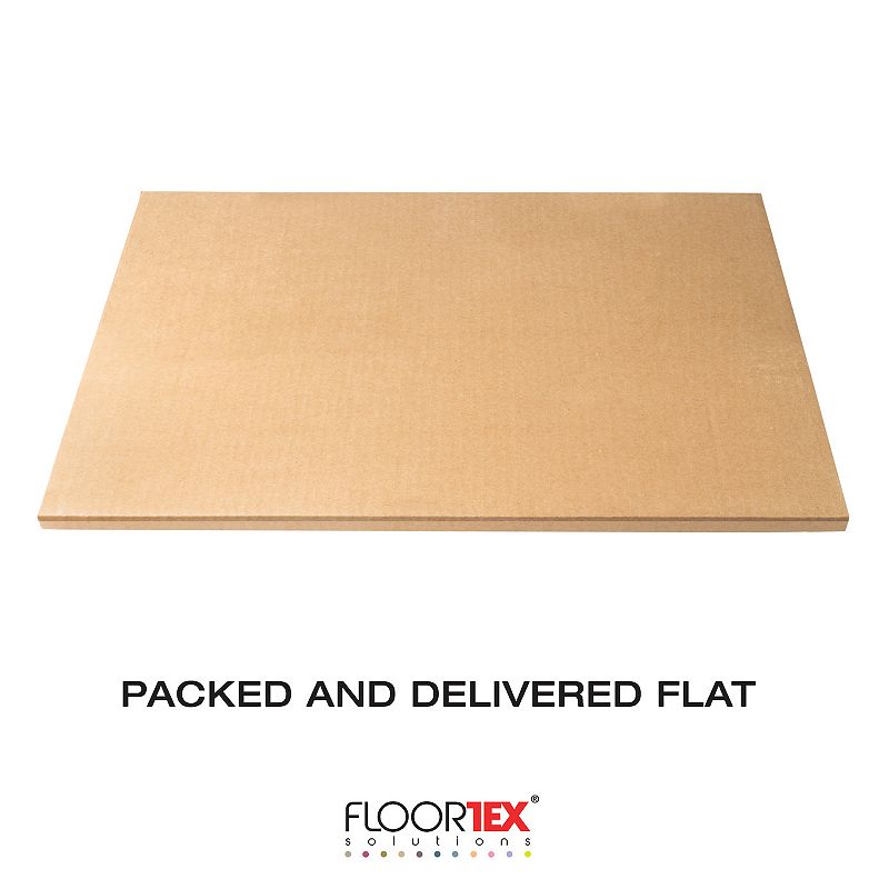 Floortex Ecotex® Polypropylene Rectangular Foldable Chair Mat for Carpets - 36 x 48