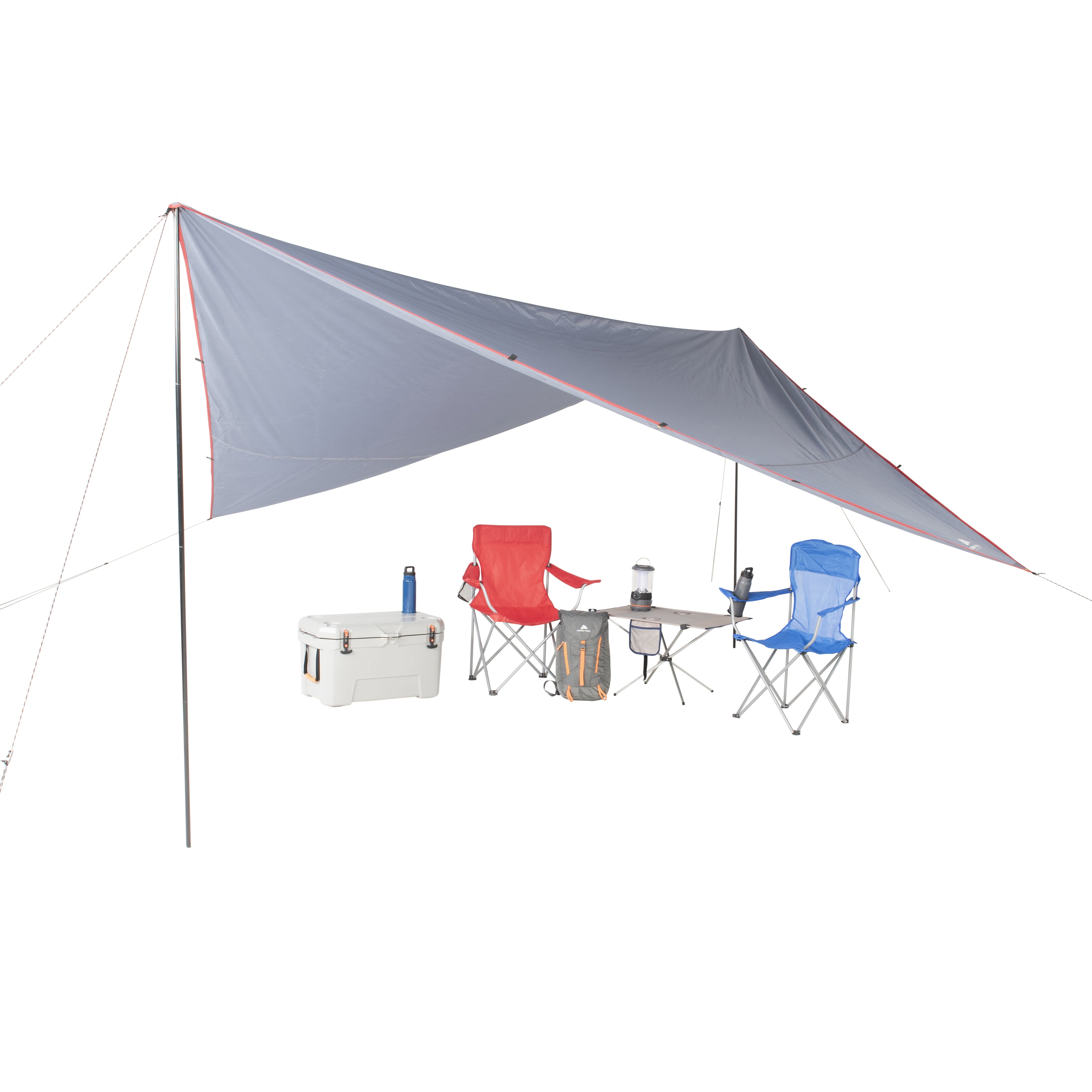 Ozark Trail Multi-Purpose Tarp Shelter, 12' x 12' with Steel Poles