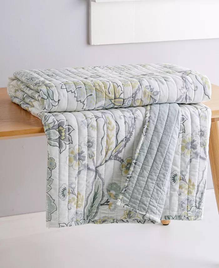 Levtex Ophelia Reversible Quilted Throw， 50 x 60