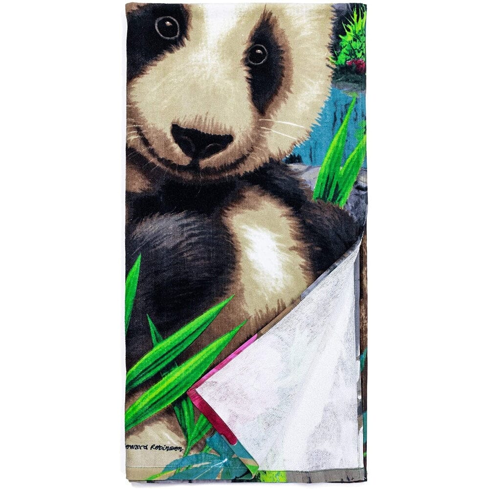 Precious Pandas Super Soft Plush Cotton Beach Bath Pool Towel