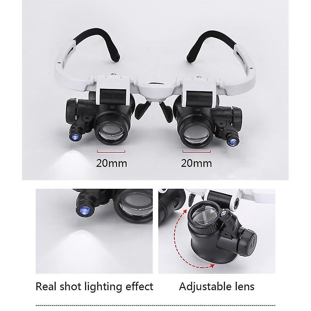 Led Glasses Magnifier