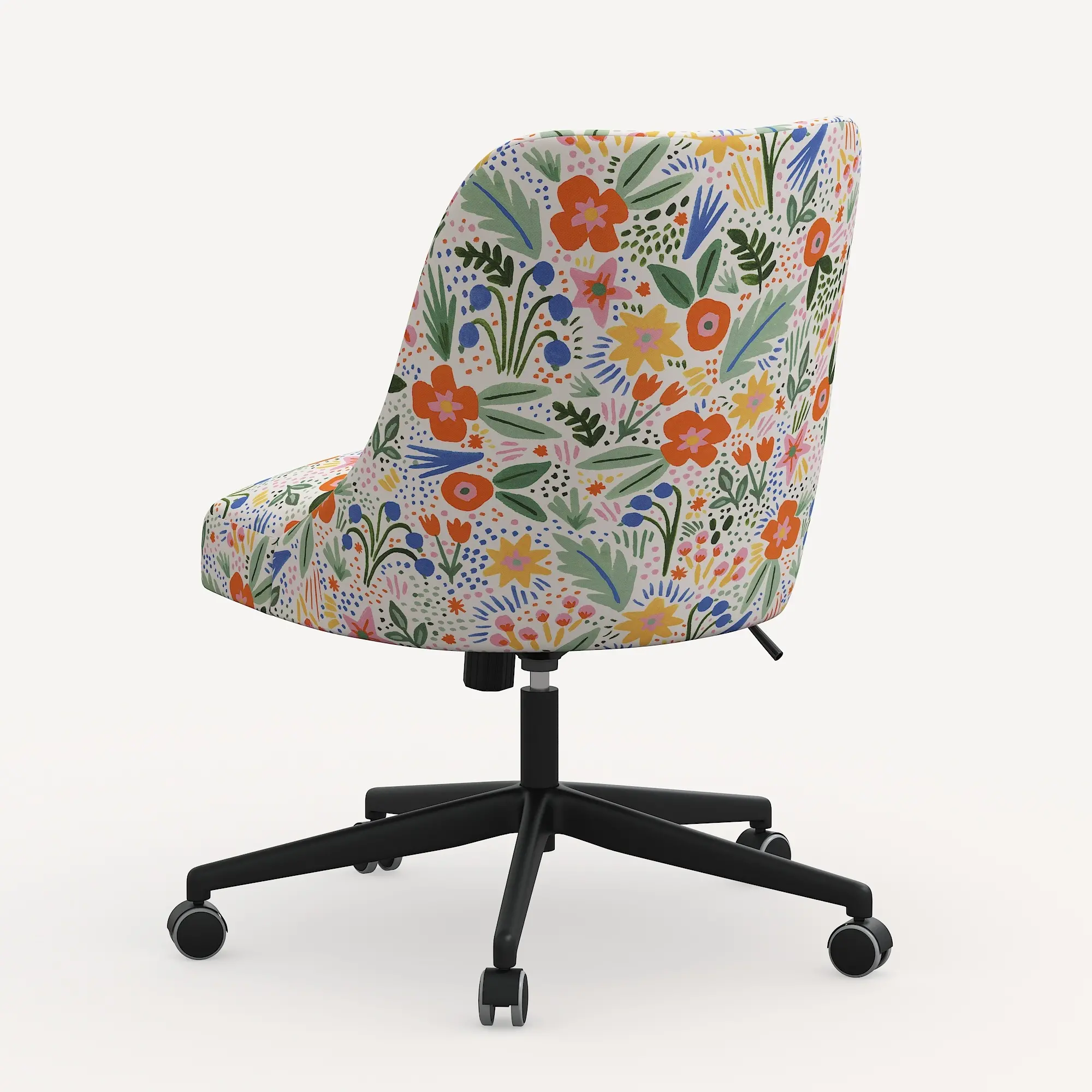 Rifle Paper Co. Oxford Multi Color Floral Office Chair