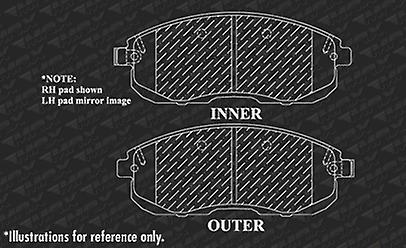 [Front] Rotors w/Ceramic Pads OE Brakes (2007 - 2013 Suzuki SX4)