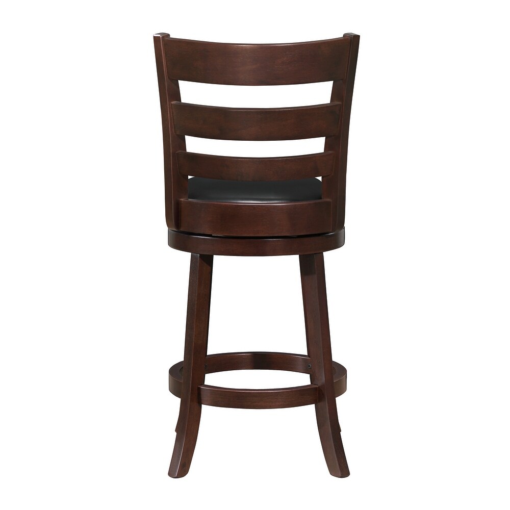 Aris Ladder Back Swivel Barstool