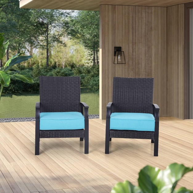 Rattan Wicker Patio Sofa Captiva Designs