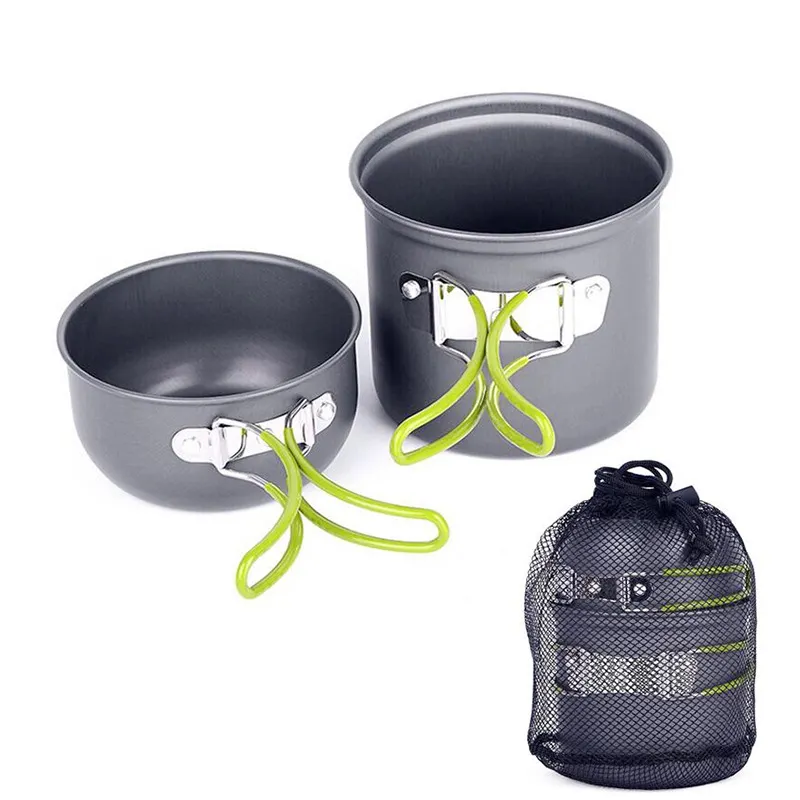 Your city Camping Cookware Mess Kit Backpacking Gear Hiking Outdoors Bug Out Bag Cooking Equipment