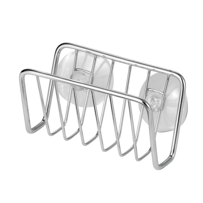 mDesign Metal Wire Kitchen Sink Storage Caddy， Soap / Sponge Holder