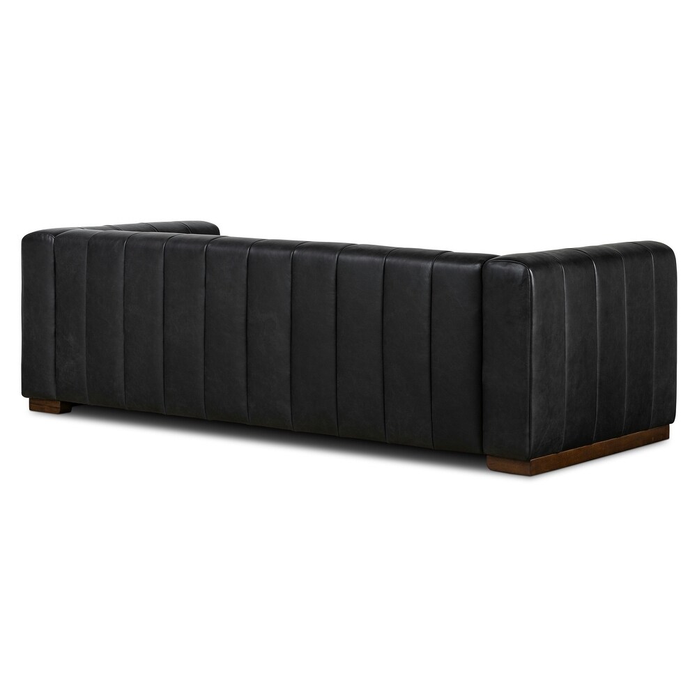 Poly and Bark Canale Sofa   Genuine Italian Leather