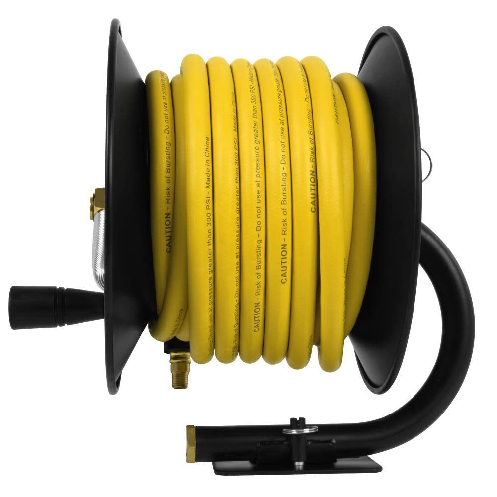 DW 3/8 In. x 50 Ft. Manual Rubber Hose Reel DXCM024-0348 from DW