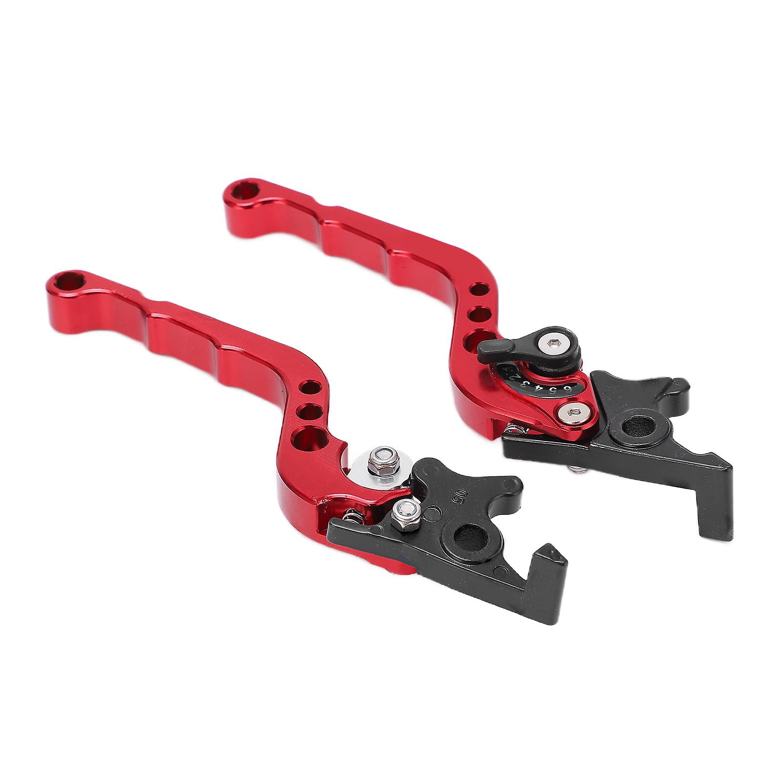 Motorcycle Clutch Brake Handle Lever Cnc Aluminum Alloy Universal Motorbike Accessoriesred