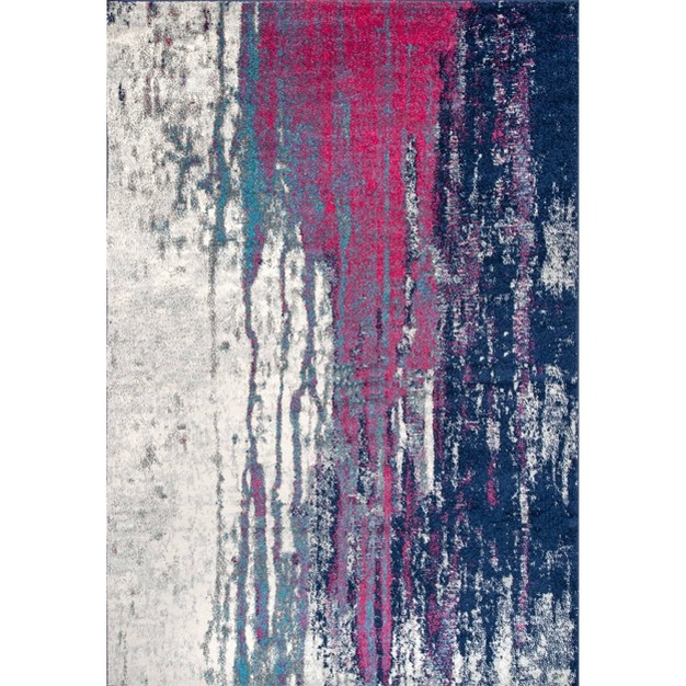 Nuloom Katharina Abstract Motif Area Rug Pink