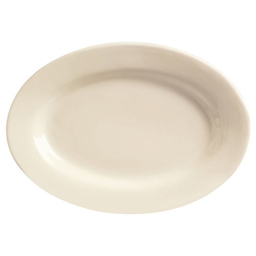 World Tableware PWC-34 Ivory Rolled Edge - 9-3/8