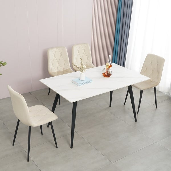 Modern Velvet Dining Kitchen Chair (set of 4)