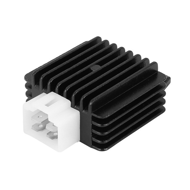 Unique Bargains Motocycle Scooter Voltage Regulator Rectifier For Tao Tao Ata 110 4 Pin Dc 12v 1pcs