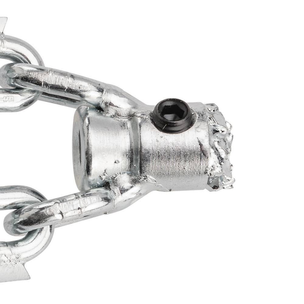 RIDGID FlexShaft Drain Cleaning 2 in. Double Carbide Tipped Chain Knocker with Penetrating Head 2 in. Pipes 66573