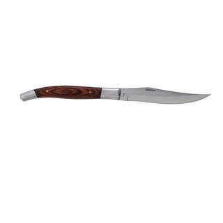 Oneida Steak Knives Stainless Steel 180 Rustic Wood Steak Knives (Set of 12) B907KSSZ