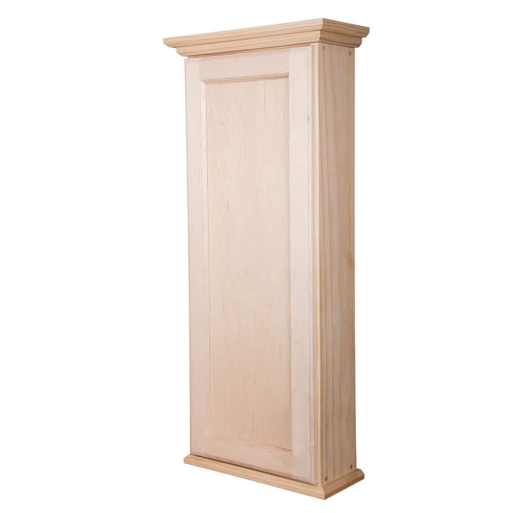 WG Wood Products Leesburg 425 x 155 x 315 Unfinished Bathroom Storage Wall Cabinet