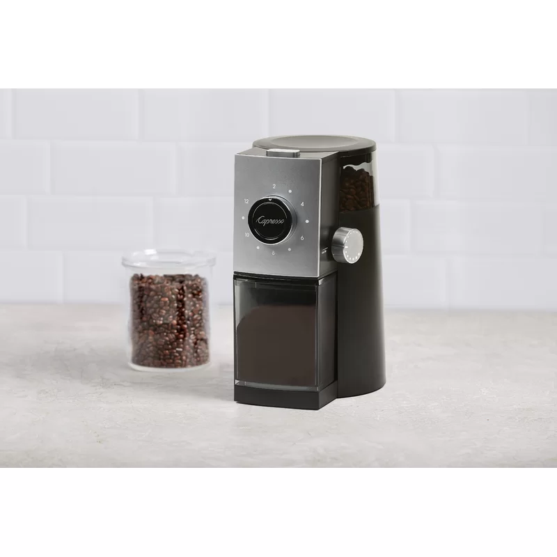 Capresso Grind Select Coffee Grinder， 10 ounce， Black