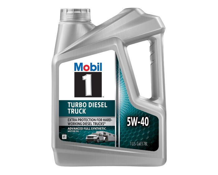 Mobil 1 Turbo Diesel Truck Full Synthetic Motor Oil 5W-40， 1 Gal. - 122260