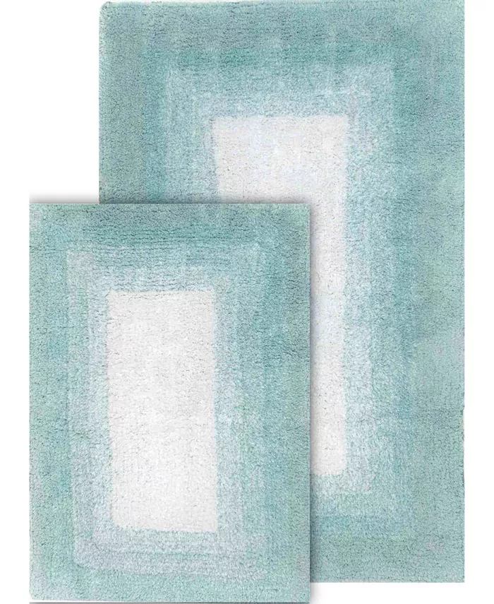 Chesapeake Whitney Ombre Reversible Bath Rug