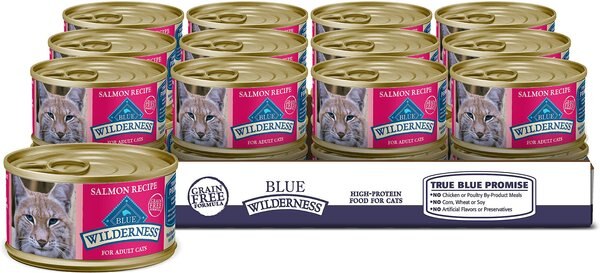 Blue Buffalo Wilderness Salmon Grain-Free Canned Cat Food