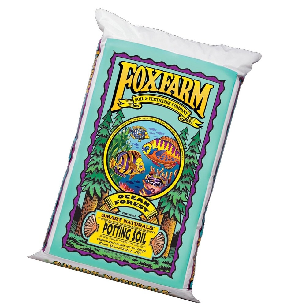 Foxfarm FX14000 Ocean Forest Garden Potting Soil Bag 6.3 6.8 pH  1.5 Cubic Feet   39.4