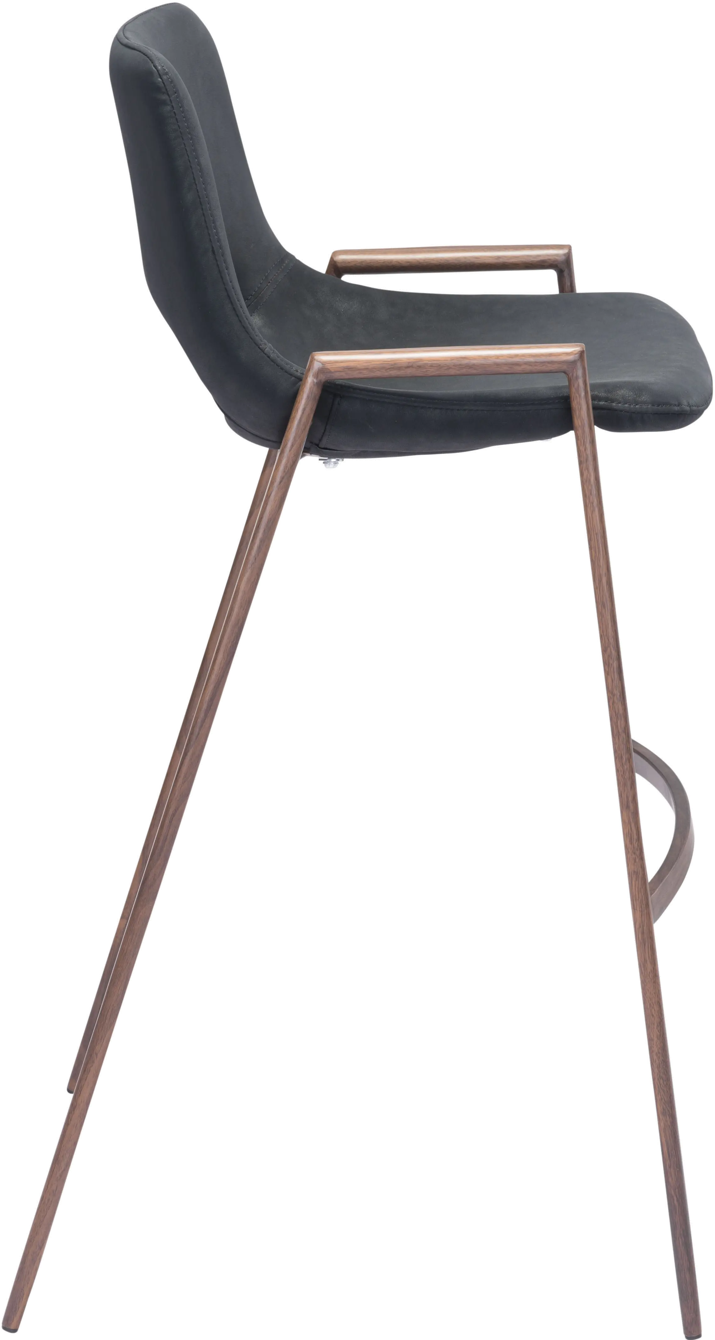 Desi Black Bar Stool， Set of 2