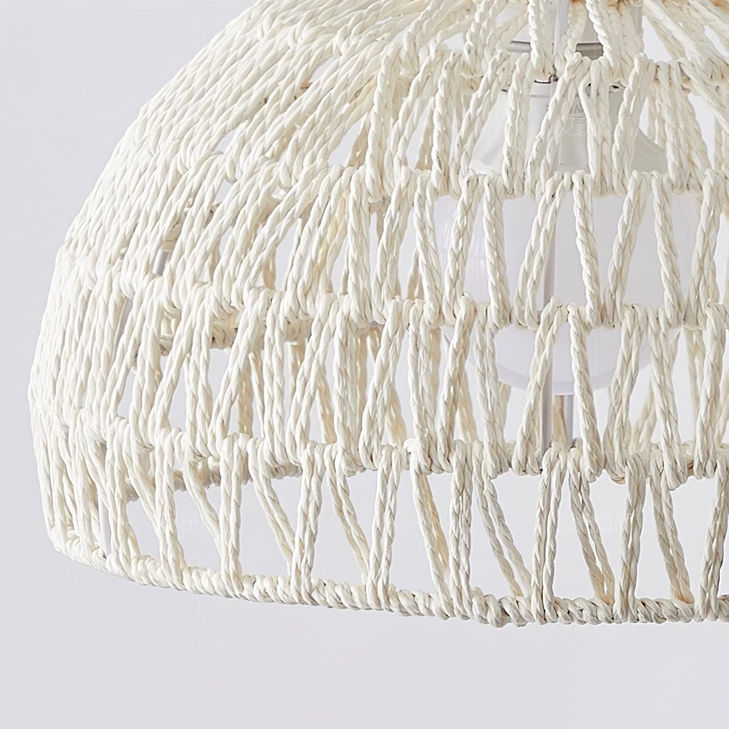 Rattan Arch Pendant Lamp