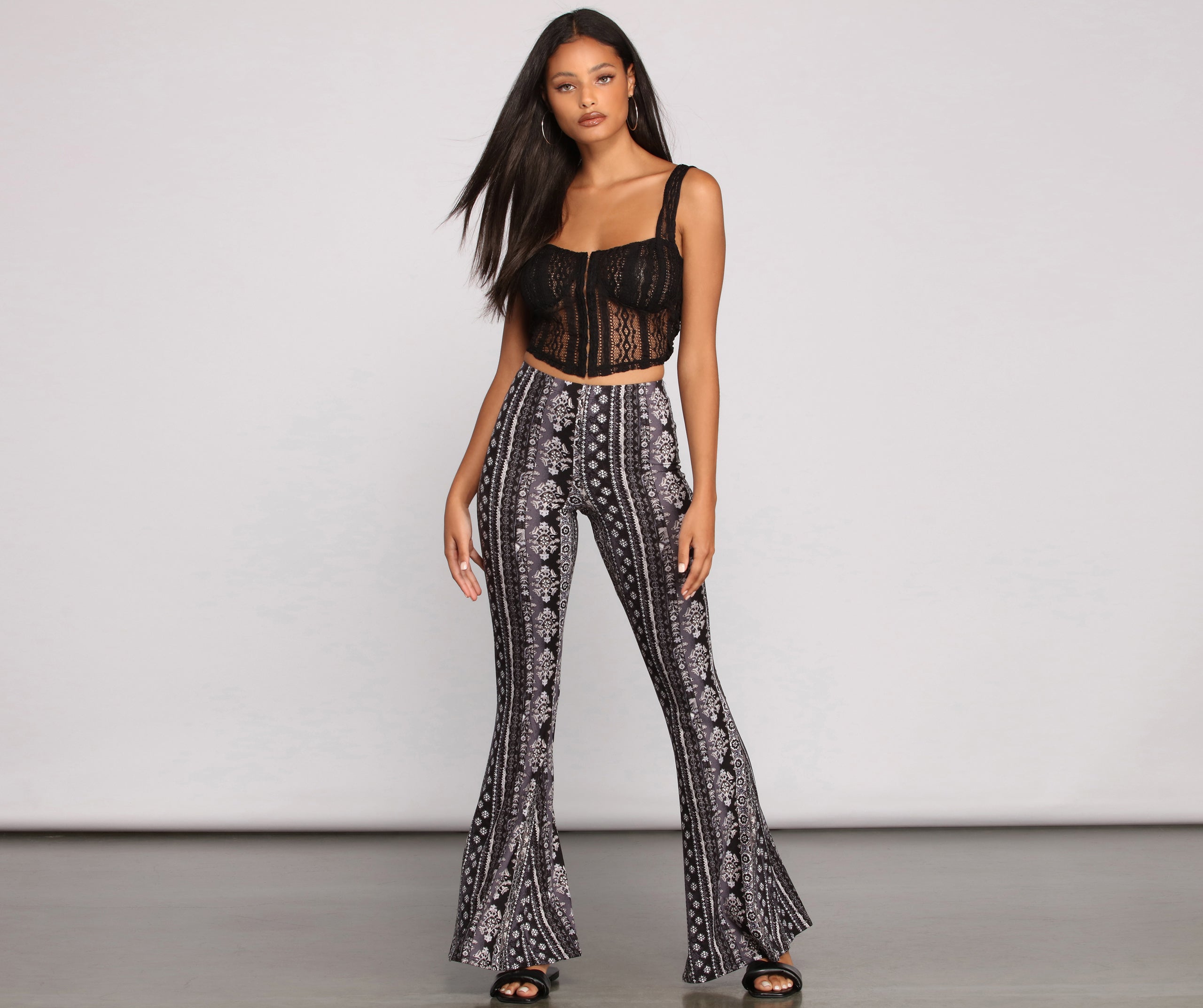 Dreamy Boho-Chic Flare Pants