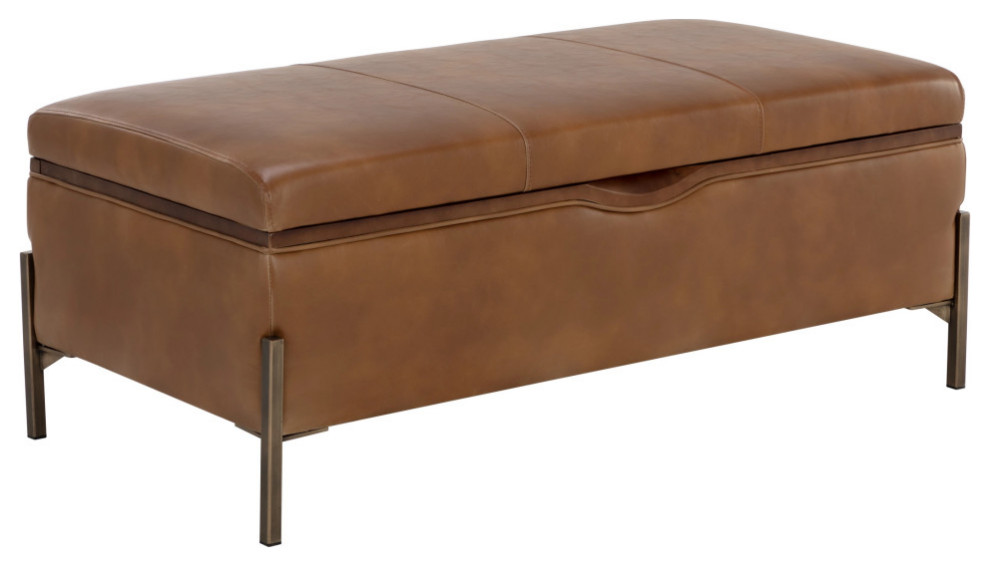 Kael Storage Bench   Contemporary   Accent And Storage Benches   by Sunpan Modern Home  Houzz