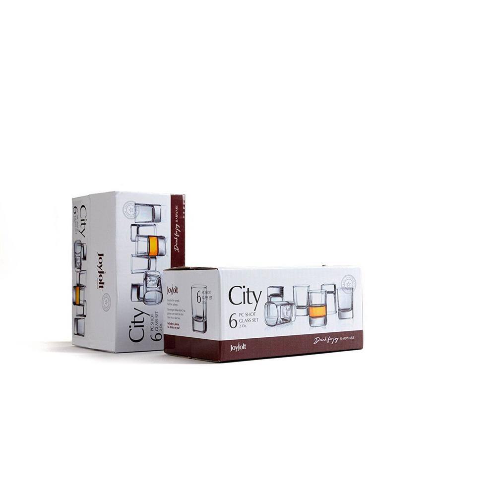 JoyJolt City 2 oz. Shot Glasses (Set of 12) MG20605