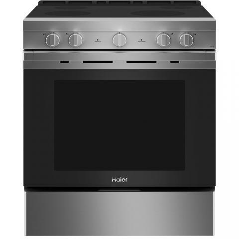 Haier 30-inch Freestanding Electric Range with Convection QCSS740RNSS