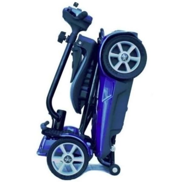 EV Rider Transport AF 4 Wheel Hands Free Folding Mobility Scooter - Lightweight, Travel Approved, Anti Flat Tires For Seniors