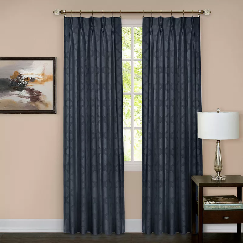 Achim 1-Panel Windsor Pinch Pleat Window Curtain