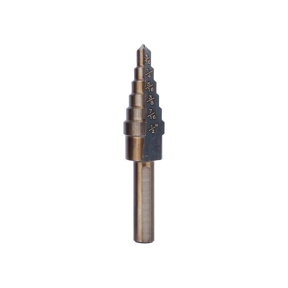 High Quality Hss Step Titanium Cone Drill Bit Tool Set 5pcs Hole Cutter Case