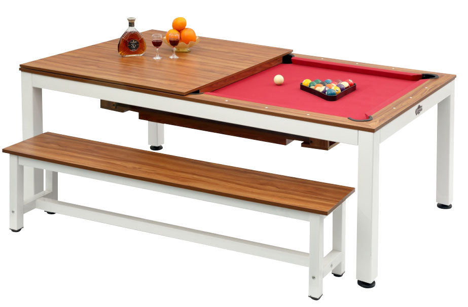 Playcraft Glacier 7 Ft. Pool Table with Dining Top