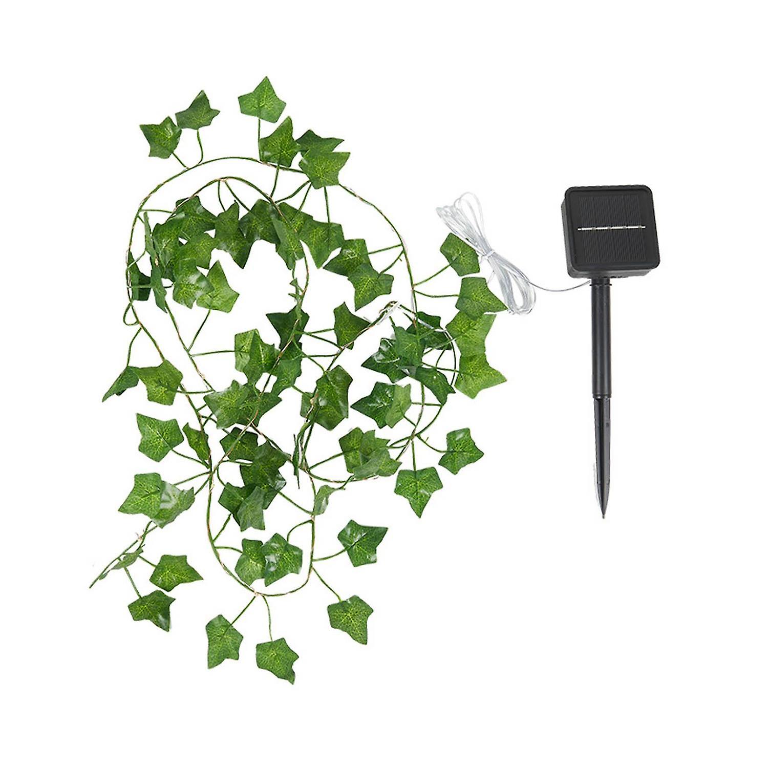 Artificial Ivy Leaves Garland Fake Greenery Vines with LED Lights