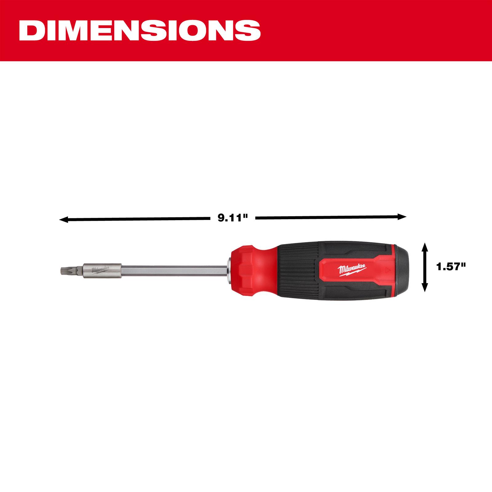 Milwaukee Tool 48-22-2907 Milwaukee 14-in-1 TORX Multi-Bit Drivers