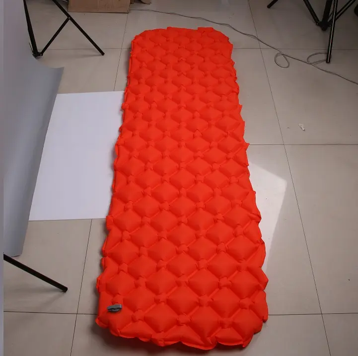 outdoor leisure good quality ultralight inflatable camping sleeping pad