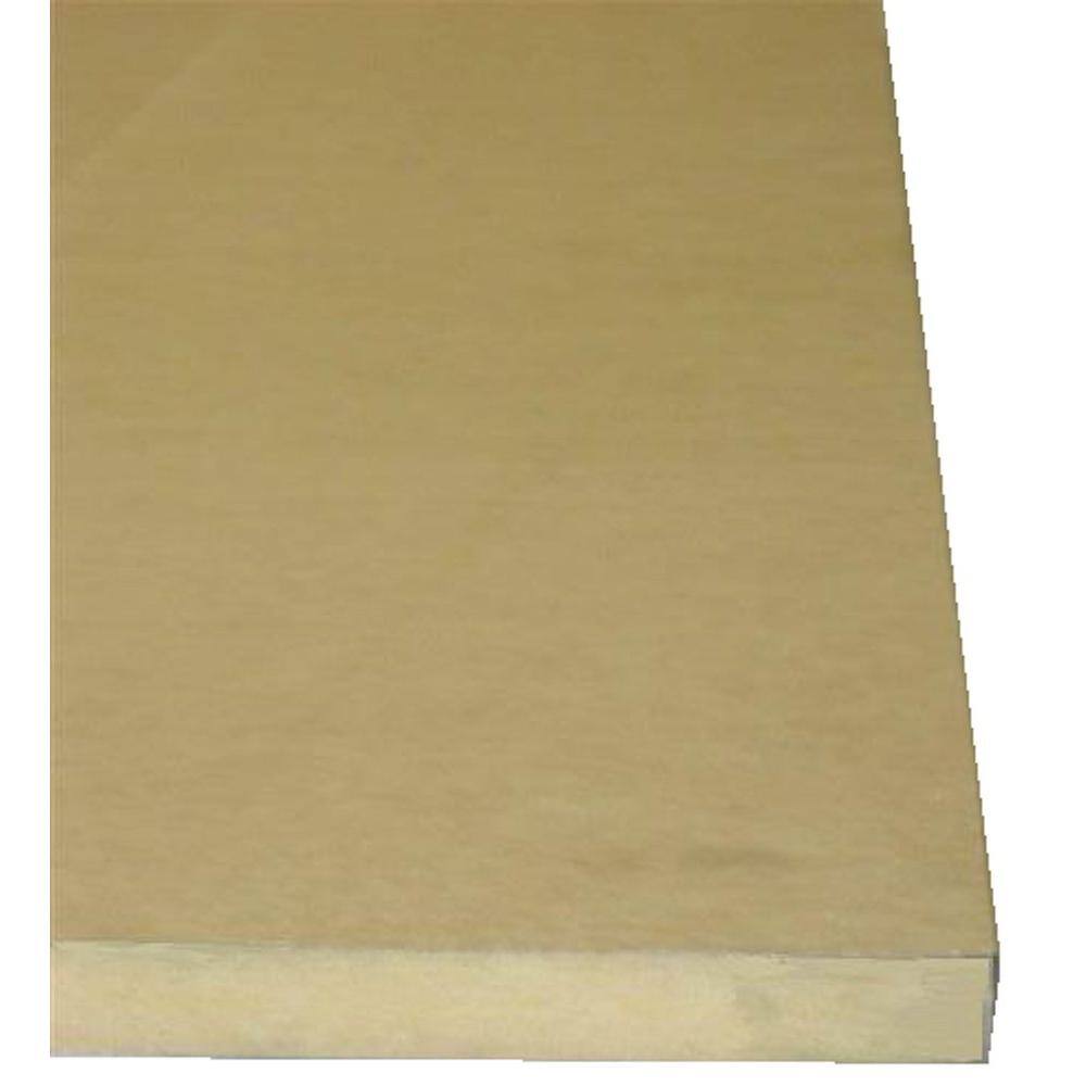 34 in. x 12 in. x 8 ft. Raw Ripped Shelving MDF Board 767046