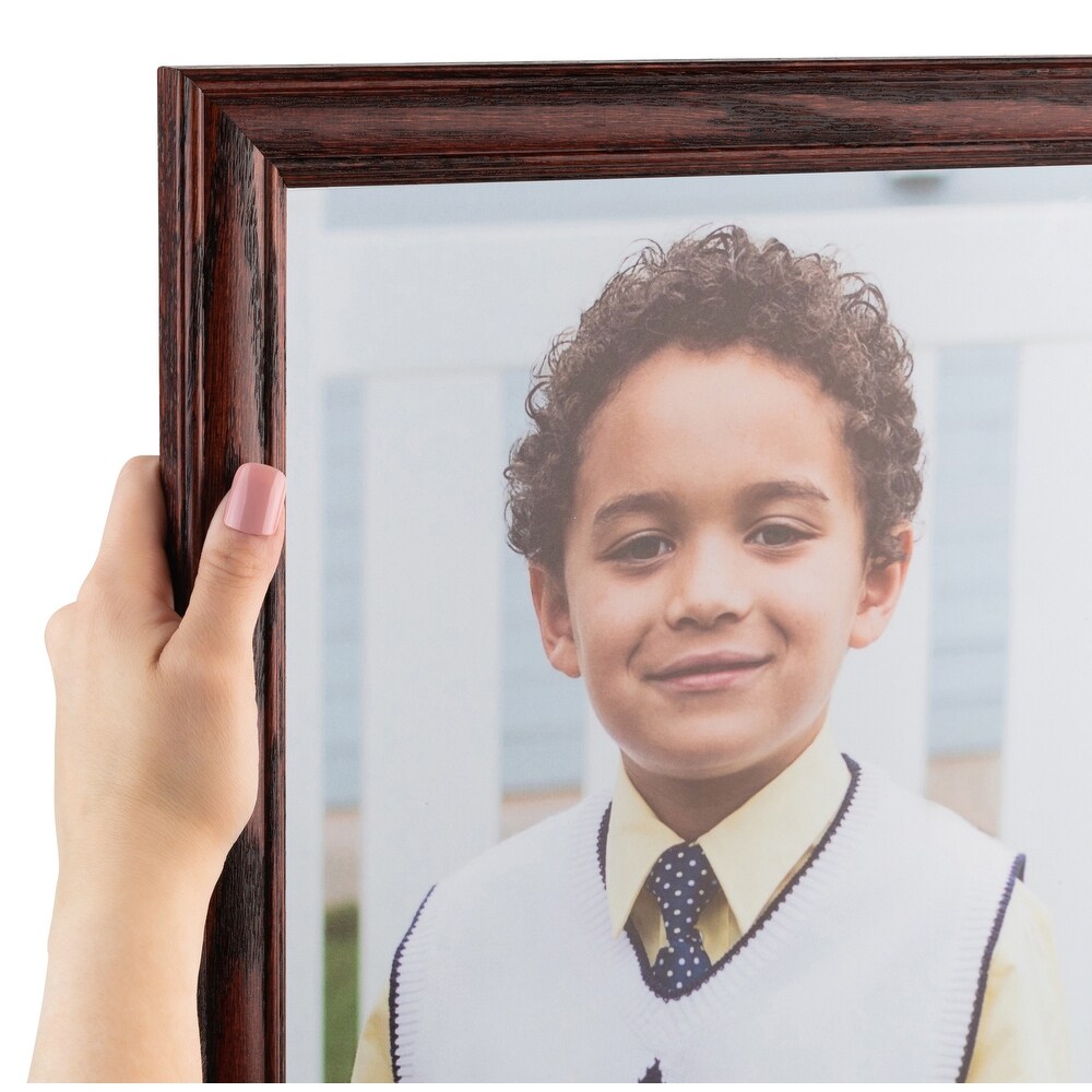 ArtToFrames Clayton Oak 20x28 Inch Picture Frame  1.25 Inch Wood Poster Frame Available in Multiple Colors (59504 20x28)