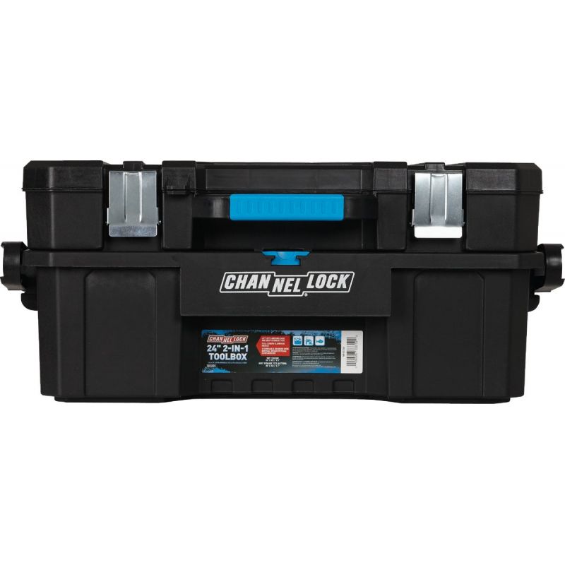 Channellock 2-in-1 Toolbox 55 Lb. Black Blue