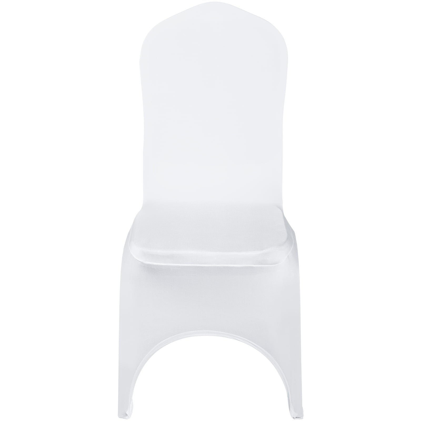 VEVORbrand 50 PCS White Chair Covers Polyester Spandex Chair Cover Stretch Slipcovers for Wedding Party Dining Banquet Chair Decoration Covers