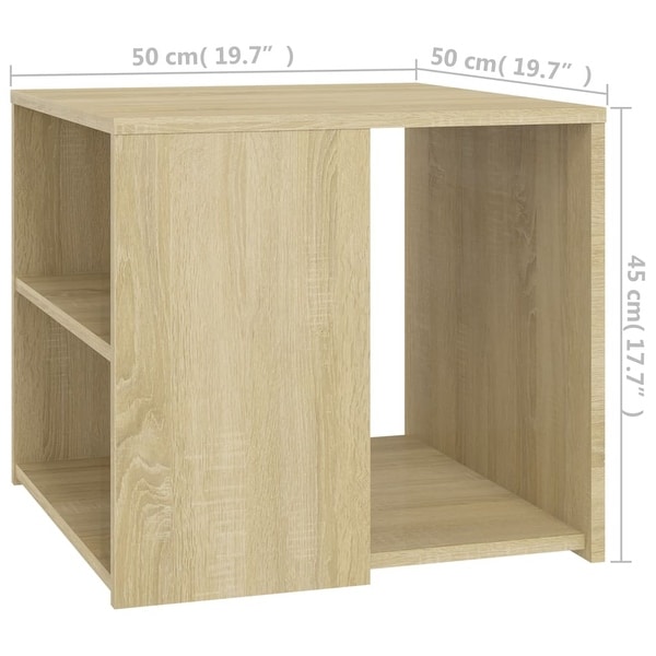 vidaXL Side Table Sonoma Oak 20