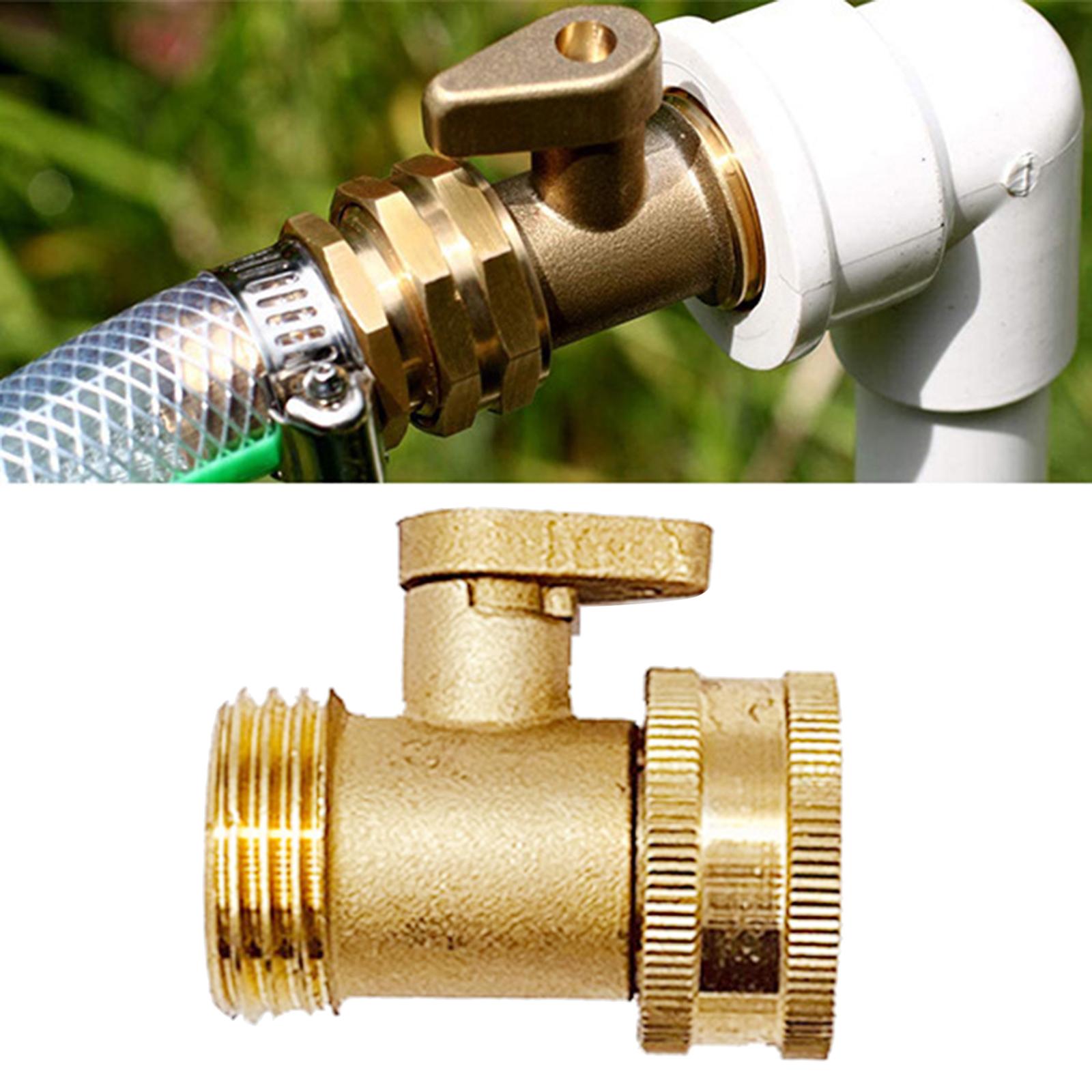 Heavy Duty Garden Hose Adapter Water Connectors Connection Tube Fittings Valve