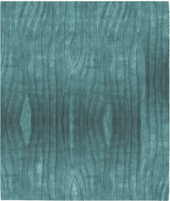 Mazara Ale Lux Hand Tufted Rug in Turquoise design by Second Studio