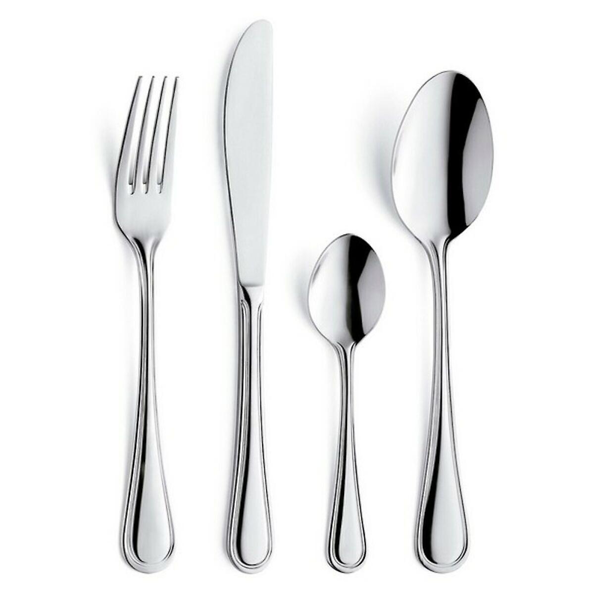 Set of Spoons Amefa Baguette Metal Stainless steel 20，5 cm 12 Units