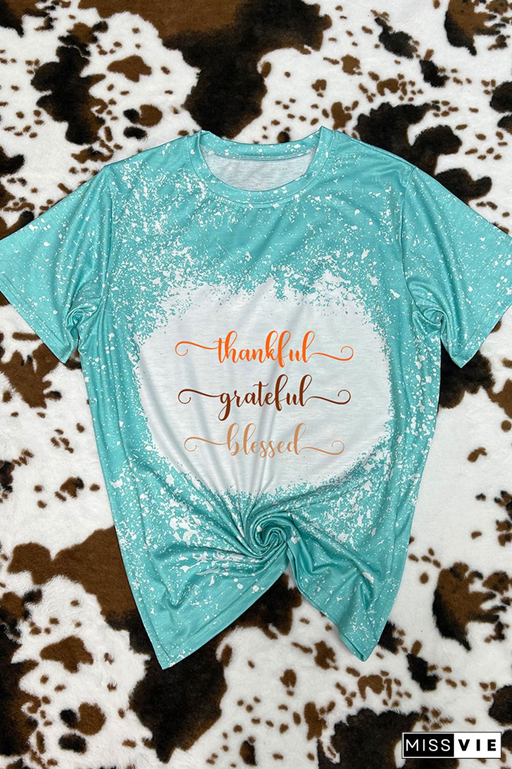 Thankful, Grateful, Blessed Graphic Tee Wholesale