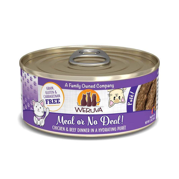 Weruva Classic Cat Pate Meal or No Deal! with Chicken and Beef Canned Ca